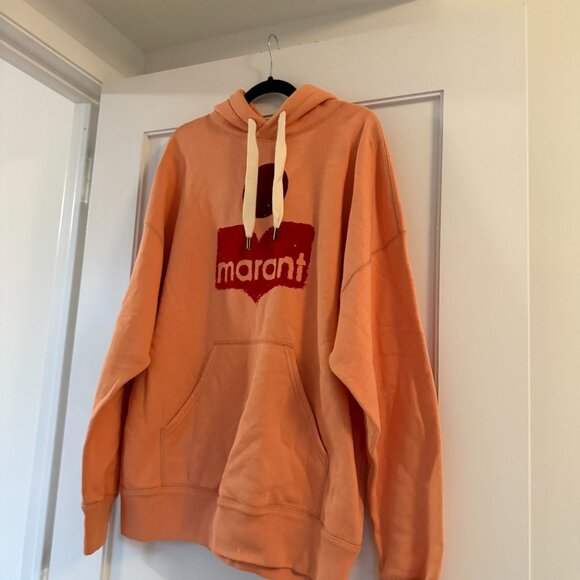 Isabel Marant Miley Drawstring Hoodie Sweatshirt Kangaroo Pocket - Picture 4 of 7